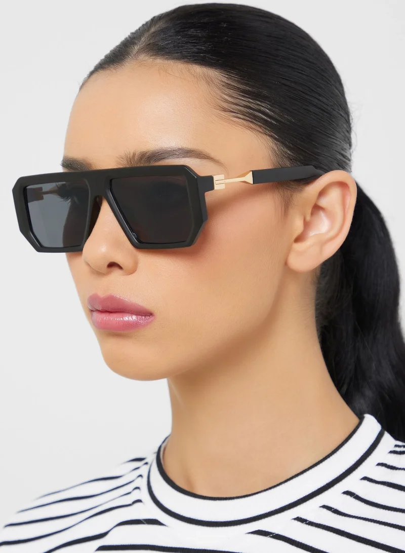 ايلا Oversized Retro Sunglasses
