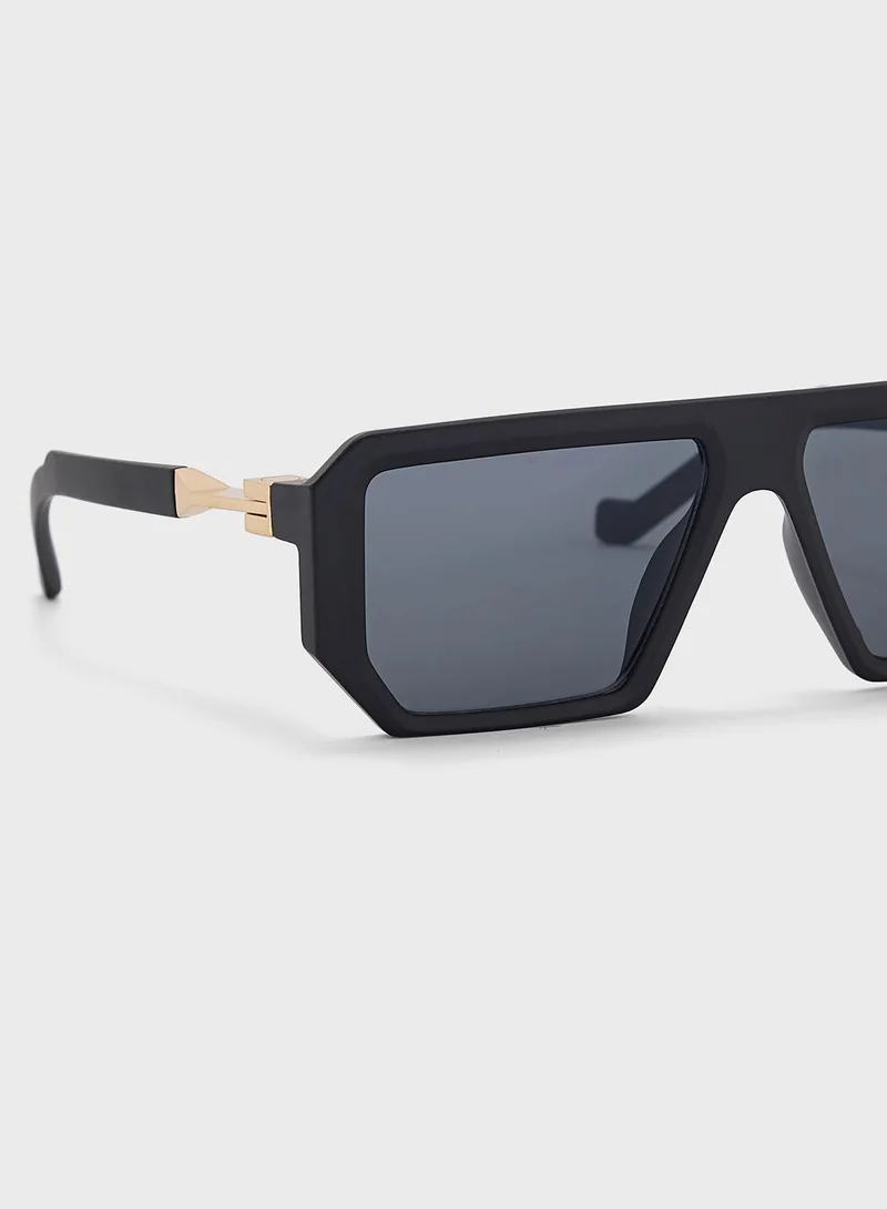 ايلا Oversized Retro Sunglasses