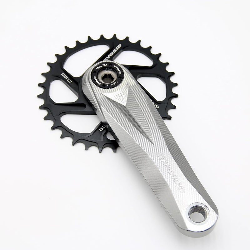EVOSID Mountain Bike Chainring 32T 34T 36T 38T, 6mm Offset Narrow Wide CNC 7075 Aluminum Alloy Direct Mount Chainwheel for SRAM GXP Crankset, 8-12 Speed - 6mm 32T - Image 5