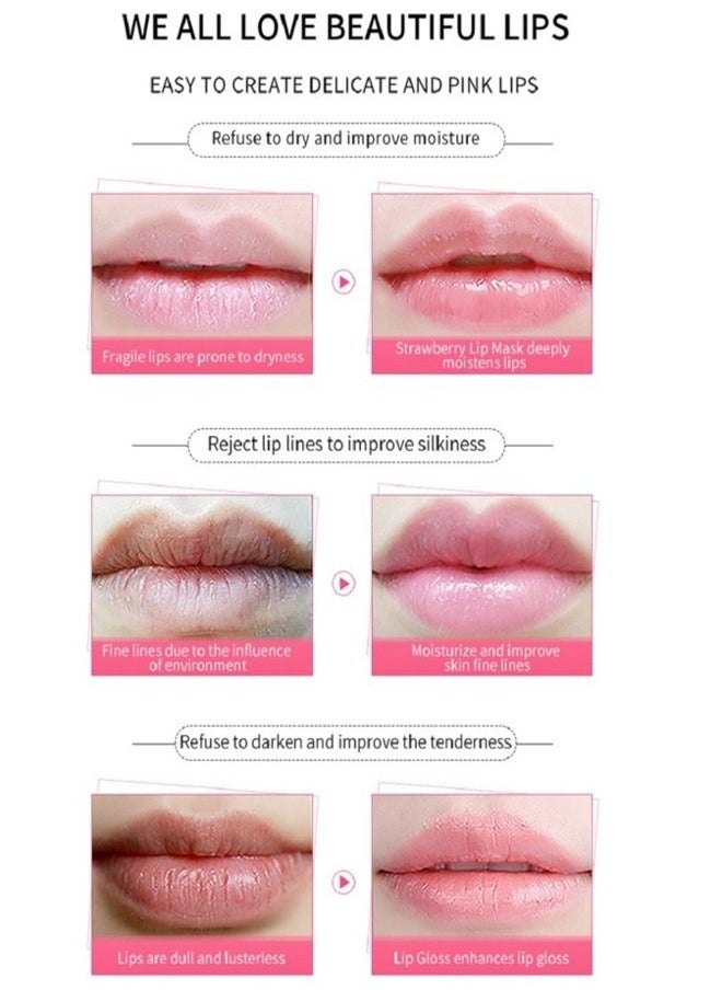 Zozu Moisturizing Lip Mask With Sweet Peach Extract 8g To Soften And Supply Lips And Maintain Their Health  - Image 4