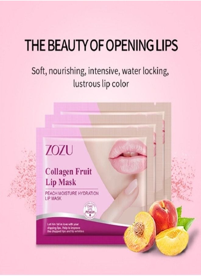 Zozu Moisturizing Lip Mask With Sweet Peach Extract 8g To Soften And Supply Lips And Maintain Their Health  - Image 2