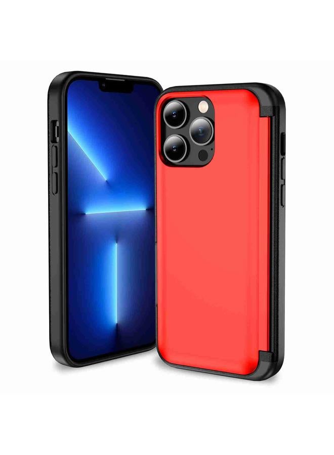 زبون جراب لهاتف iPhone 13 Pro 3 في 1 جراب هاتف قابل للطي - Image 1