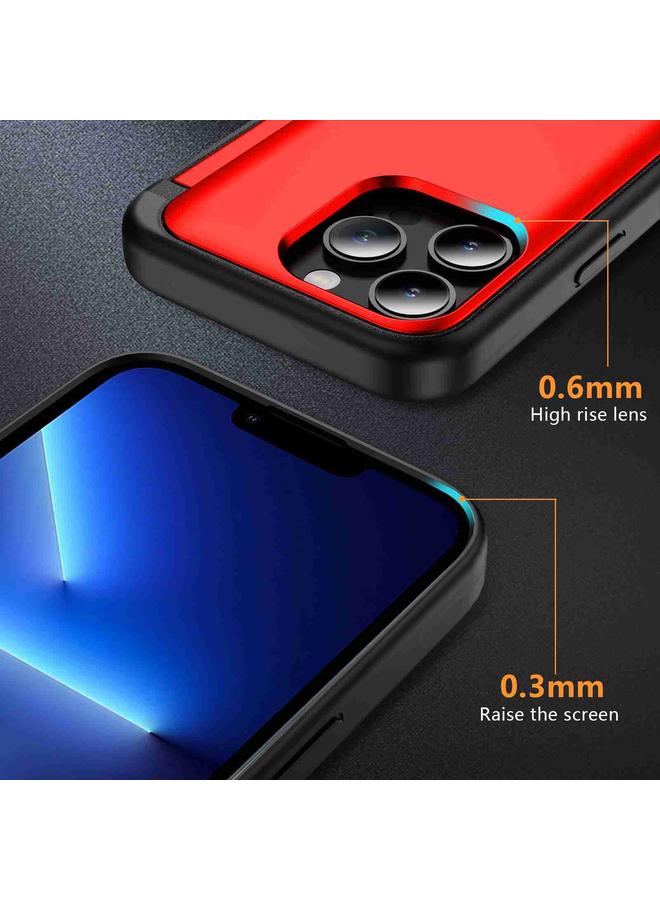 زبون جراب لهاتف iPhone 13 Pro 3 في 1 جراب هاتف قابل للطي - Image 4