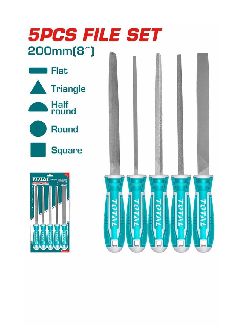 Total Blacksmith 8" 5-Piece File Set THT918516