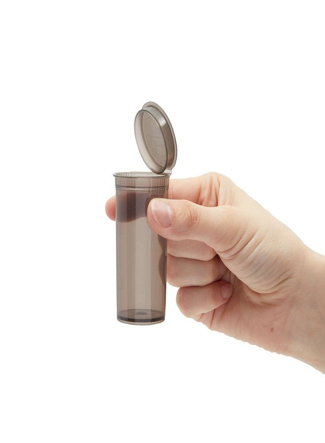 يوفال زجاجات حبوب جوفال الفارغة مع أغطية - قوارير سهلة الفتح - عبوات حبوب سفر صغيرة - زجاجات أدوية بكميات كبيرة - 50 زجاجة (عبوة واحدة)، لون أسود، 13 درام - Image 4