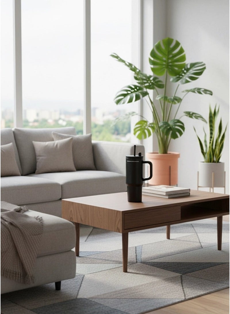 710ML Stainless Steel  Tumbler with Lid and Straw for water bottle Iced Tea or Coffee, Smoothie and More 24oz - Image 3