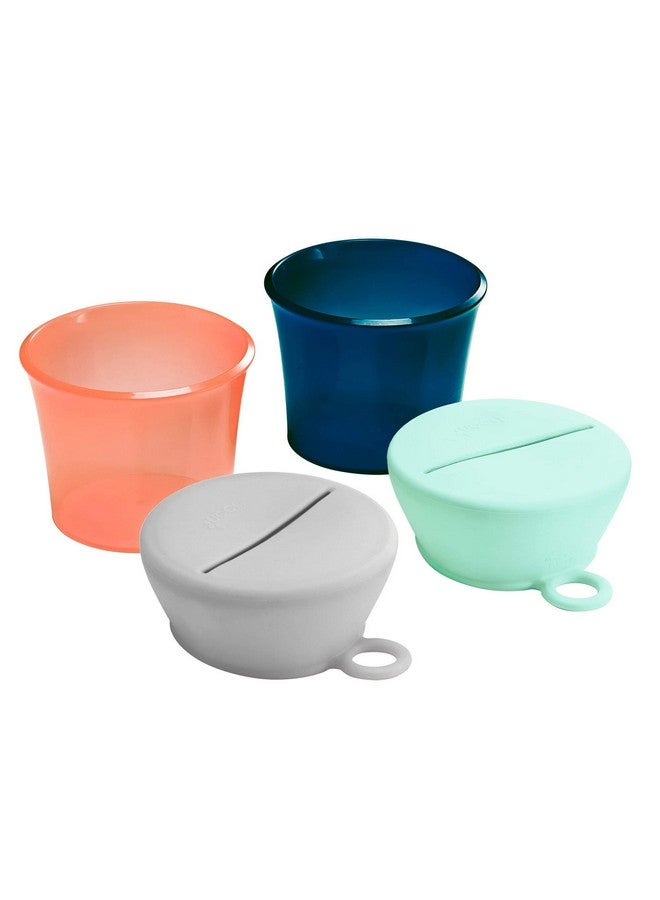BOON Snug Snack Cups And Lids Multi (Set Of 2) - Image 2