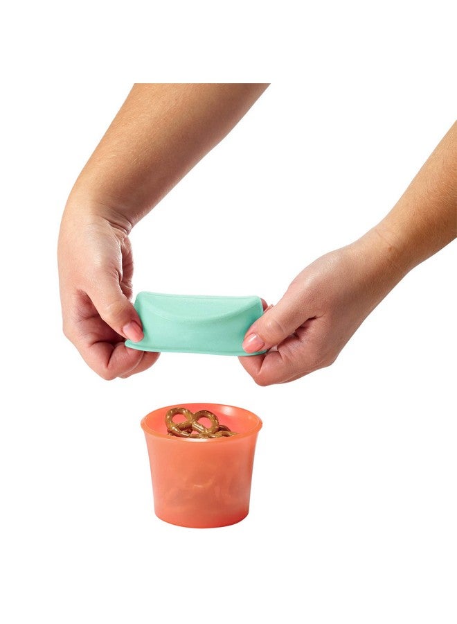 BOON Snug Snack Cups And Lids Multi (Set Of 2) - Image 5