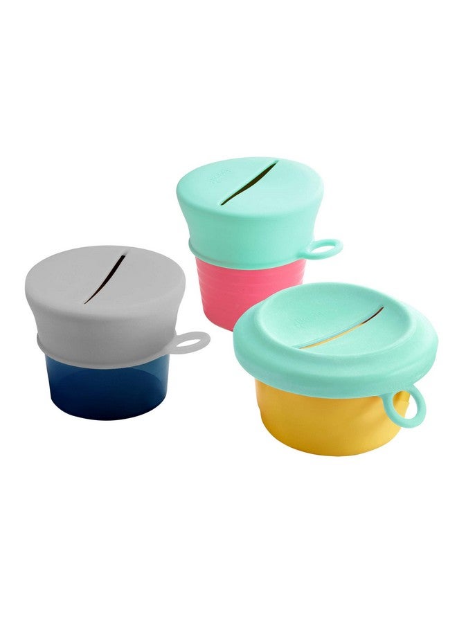 BOON Snug Snack Cups And Lids Multi (Set Of 2) - Image 4