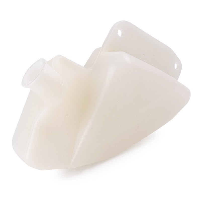 Mallofusa Motorcycle Radiator Water Coolant Reservoir Overflow Tank Replacement Compatible for Yamaha YZFR6 2006 2007 2008 2009 2010 2011 2012 2013 2014 White
