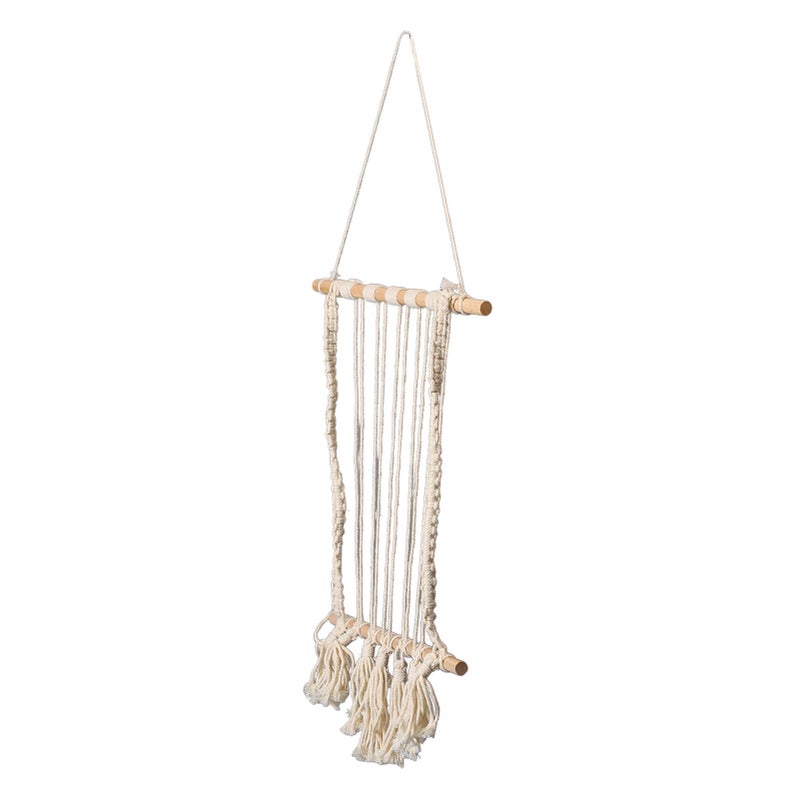 Hanging Photos Display Macrame Wall Hanging Photos Organizer Cotton Pictures Display for Bedroom Dormitory - Image 2