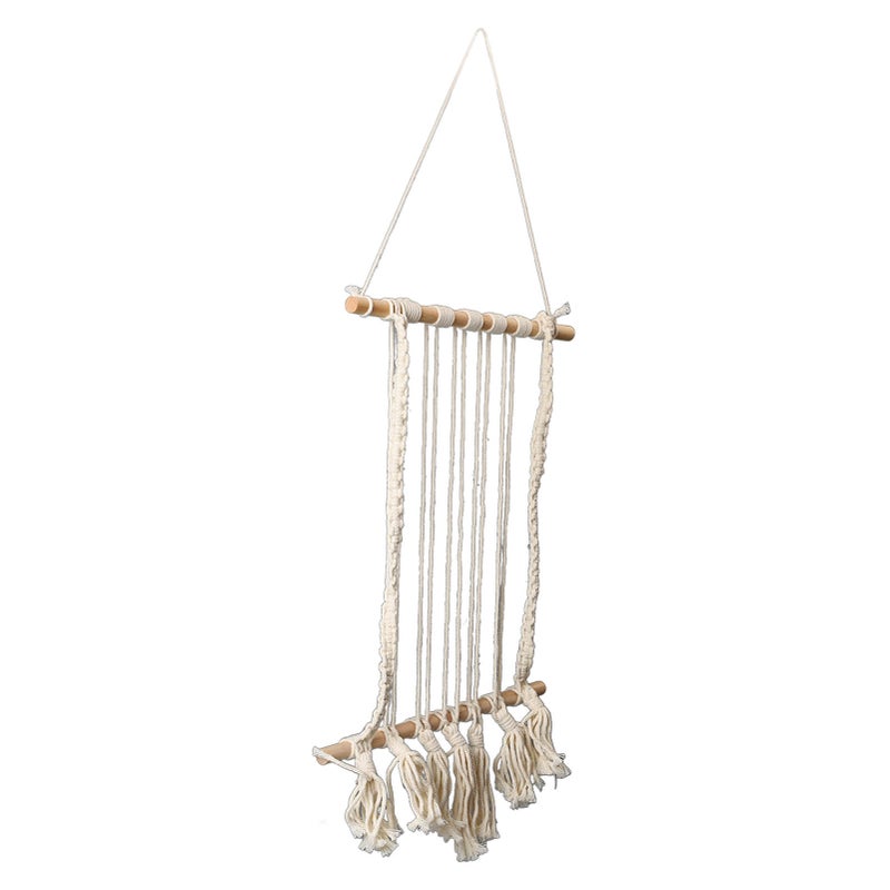 Hanging Photos Display Macrame Wall Hanging Photos Organizer Cotton Pictures Display for Bedroom Dormitory - Image 3