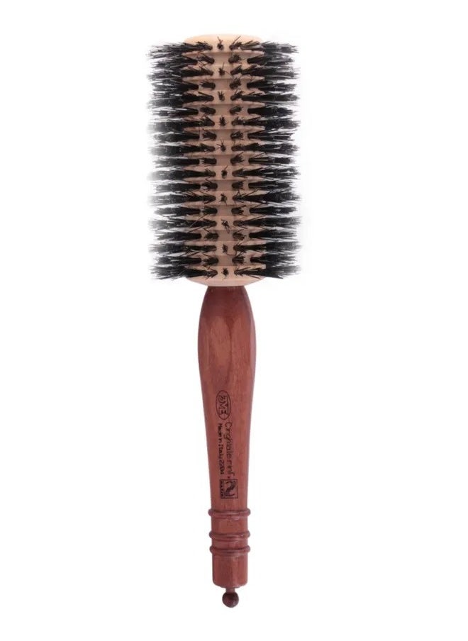 3ME MAESTRI Kotibé and Hornbeam Wooden Handled Hair Brush With Natural Bristles 