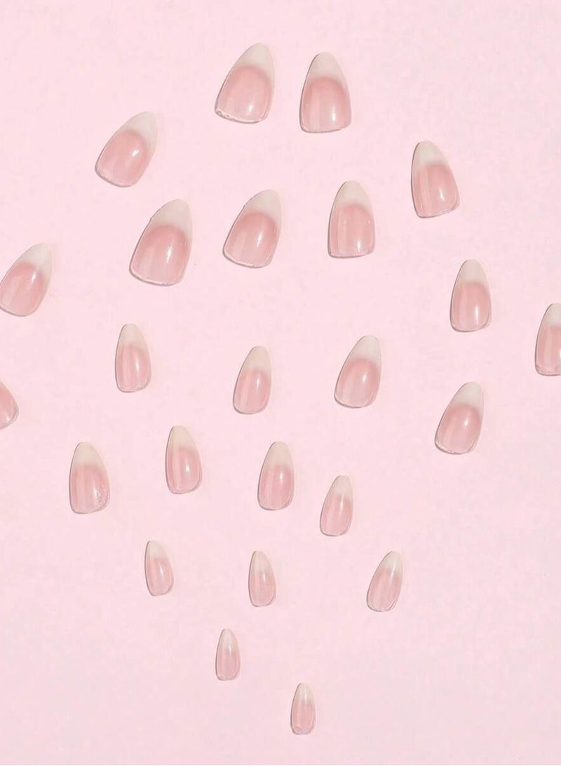 اظافر تركيب بتصميم لوزي تحتوي العلبه على 24 ظفر مع مبرد اظافر و صمغ - Image 2