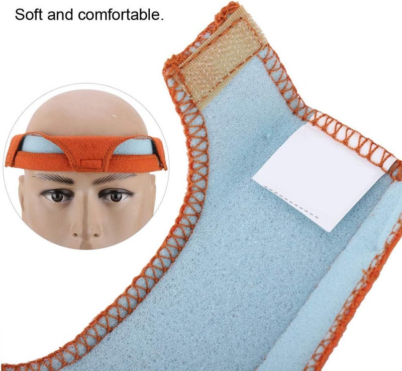 High precision lightweight material Demeras 2pcs Hard Hat Sweatband Safety Helmet Welded Structure Replacement Hard Hat Liner Helmet Sweatband Wide daily application - Image 5