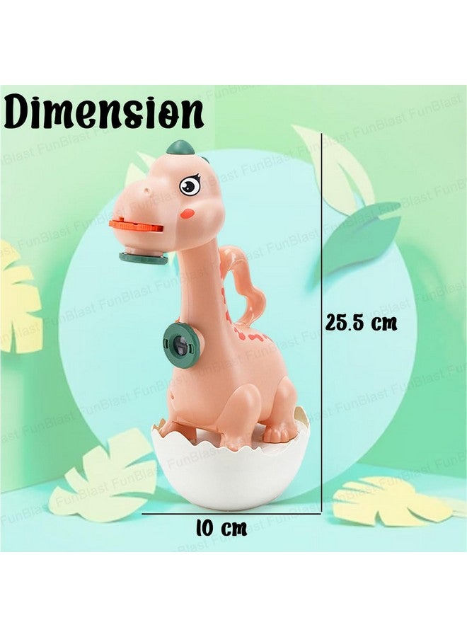 FunBlast FunBlast Dino Flashlights Projector Torch for Kids - Projection Light for Kids, Slide Projector Torch for Kids, 6 Slides with Color Markers & Reusable Canvas Coloring Kit (Pink)  - Image 2
