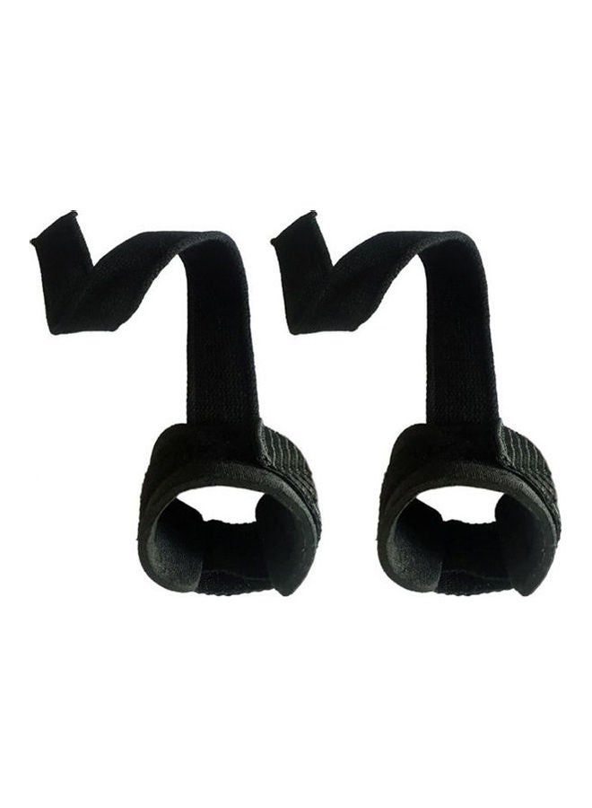 Generic 1 Pair Wristband Gym Training Weightlifting Hand Bar Wrist Support Grip Barbell Straps Wraps Body Building, Power Lifting - Image 1
