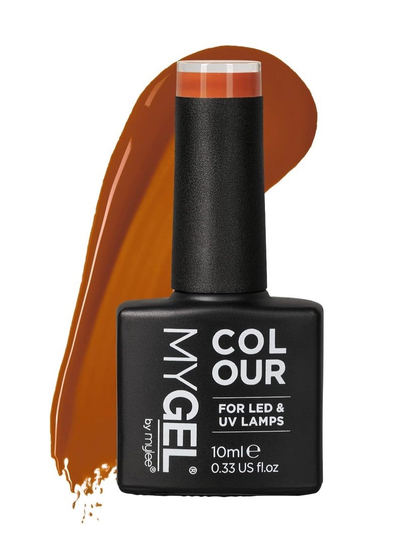 مايلي طلاء أظافر جل 10 مل لمسة ترابية طلاء أظافر بتقنية الأشعة فوق البنفسجية مانيكير وباديكير للاستخدام الاحترافي في الصالونات والاستخدام المنزلي مجموعة خريف وشتاء يدوم طويلاً وسهل الاستخدام - Image 1