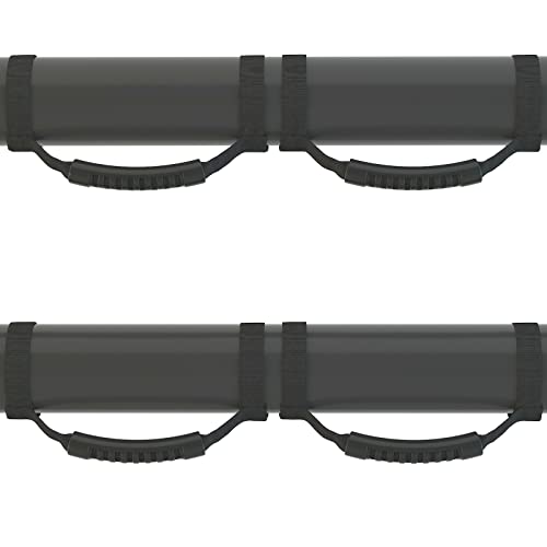 ELONN 4X Grab Handles for Jeep, Universal Roll Bar Grip Handle Interior Accessories Compatible with Jeep Wrangler 1955-UP & UTV ATV - Black - Image 2