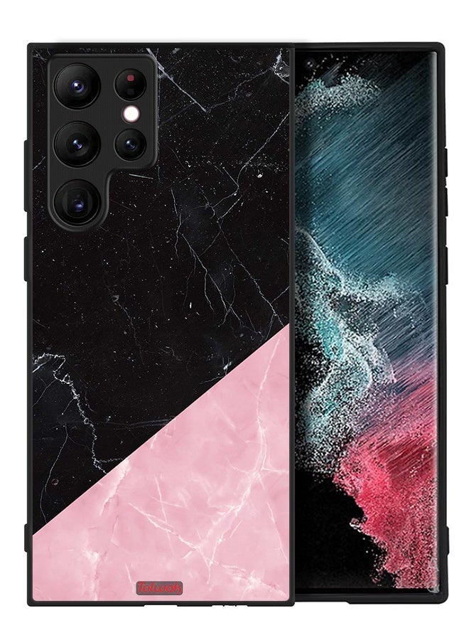 Tolwak Samsung Galaxy S22 Ultra 5G Protective Case Cover Marble Pattern - Image 2