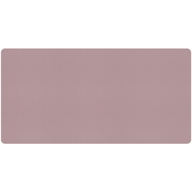 Bloss Pink Desk Mat, Large Mouse Pad, Non-Slip Desk Protector Mat, Leather Desk Blotter, Waterproof Desk Pad for Make Up Desk/31.5Ã—15.7 Inch - Image 1