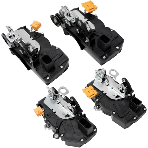 AA Ignition Door Lock Latch Actuator 4 Pack by AA Ignition - Fits Cadillac, Chevy, GMC - 2007-2009 - Escalade, Avalanche, Silverado, Suburban, Tahoe, Sierra, Yukon - Replaces 931-303, 931-304, 931-108, 931-109 - Image 1