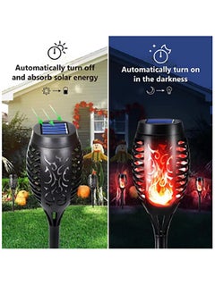 SYOSI 6-Pieces Solar Torch Lights With Flickering Flame Fire Effect Garden Light Auto On OR Off Dust To Dawn Outdoor Waterproof Landscape Decoration Solar Powered Security Torch Light  - Image 3