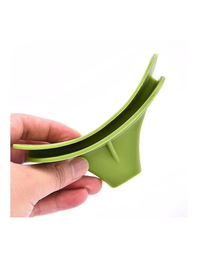 AS SEEN ON TV قمع سيليكون لصب الحساء لمنع تسرب الزيت للوعاء والوعاء والوعاء، قطعتان - Image 2