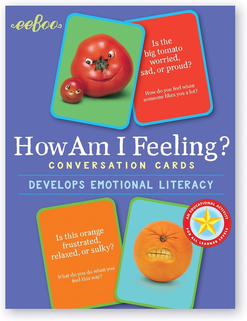 eeBoo How Am I Feeling? Conversation Flashcards for Kids