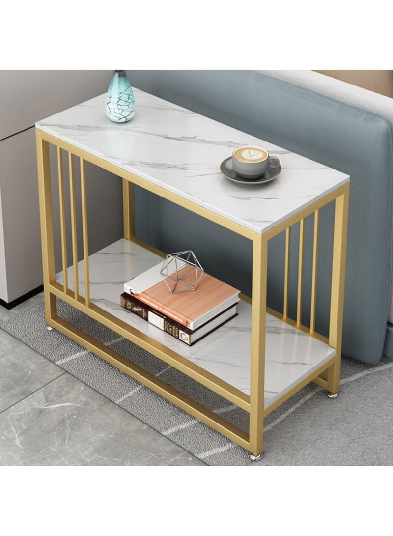 DubaiGallery طاولة صغيرة حديثة فاخرة خفيفة للغرفة المعيشية في شقة صغيرة، أثاث خشبي مبتكر متعدد الوظائف - Image 2