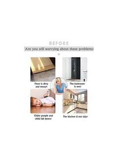 MahMir Kitchen Rug Mat Set-Anti-Fatigue Runner Floor Comfort mats-kitchen rugs 2 pcs Set-Help relieve pressure while cooking-Non-slip Mat for all Rooms  - ( Black Cooking )  - Image 3