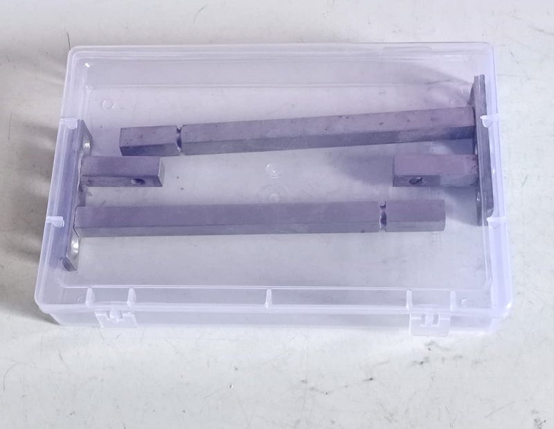 SS Glass F Bracket 6 inch 2 Pcs Square  - Image 4