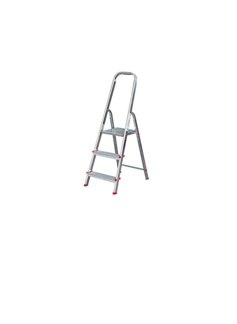 Beorol 2 Step Aluminium Folding Ladder 150 Kg Capacity, EN131-2/2017 Lightweight Multi-Purpose Portable Step Stool for Home, Kitchen & Office - Image 1