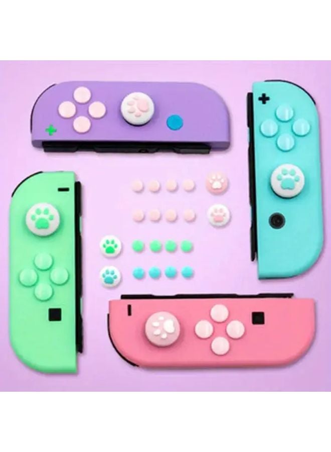 Orange Nintendo Switch Joycon Thumb Grip Cap Protective Cover Skin - Image 2