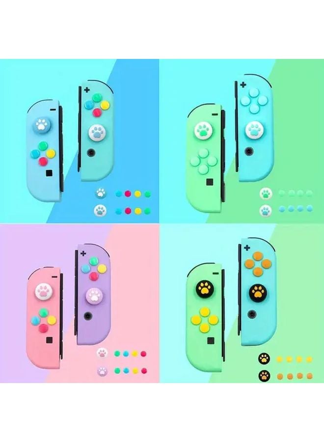 Orange Nintendo Switch Joycon Thumb Grip Cap Protective Cover Skin - Image 3