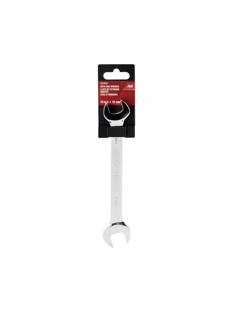 ACE Steel Double Open-End Wrench 18 X 19mm 