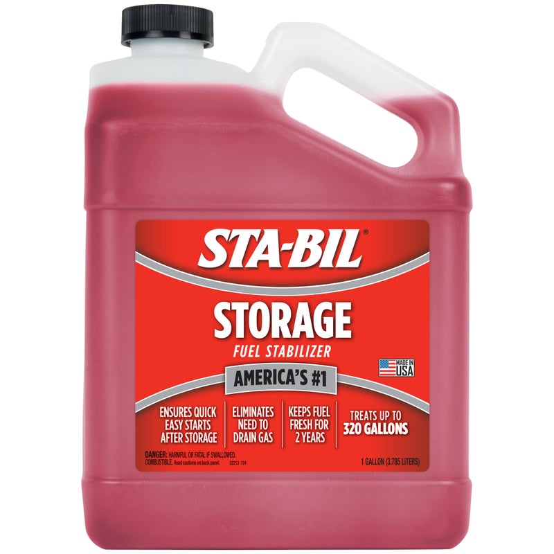 STABIL Storage Fuel Stabilizer Keeps Fuel Fresh for 24 Months Prevents Corrosion Gasoline Treatment Fuel Additive that Protects Fuel System Gas Stabilizer for Fuel Storage 1 Gallon