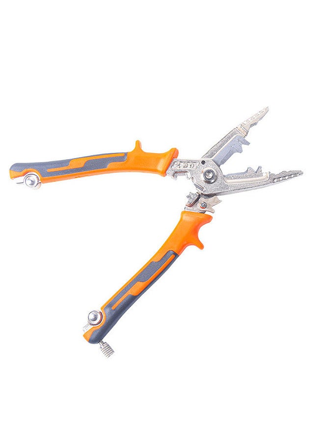 Practical Wire Stripper Professional Wire Stripping Tool Portable Electric Cable Cutter Electrician Crimping Pliers with Metal Locking Buckle  - Image 1