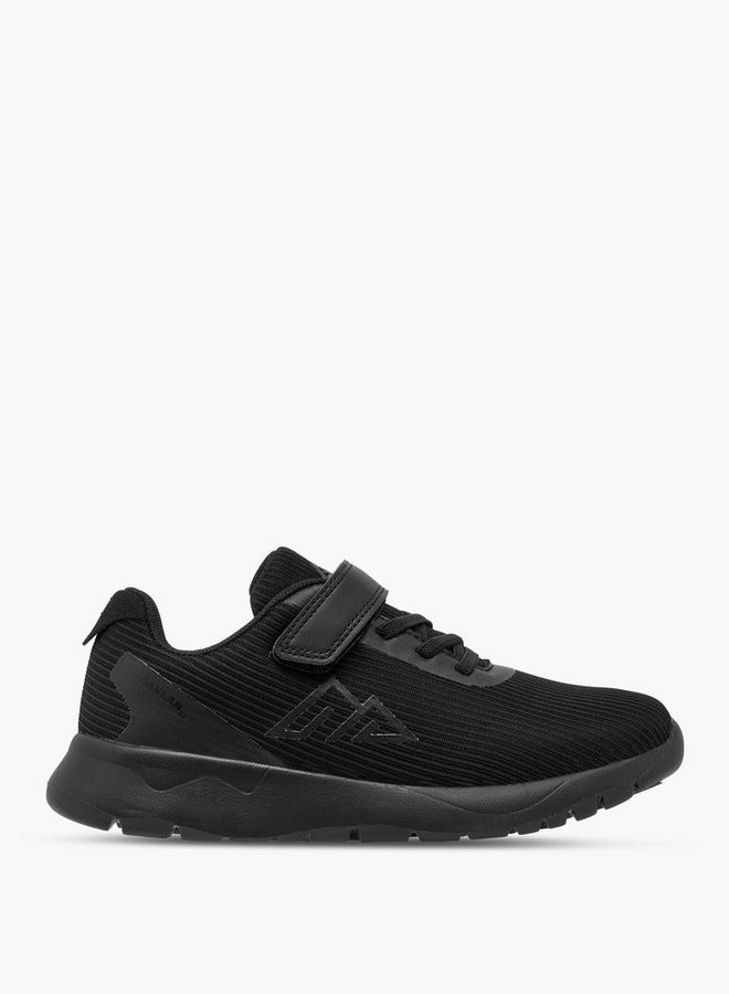 Oaklan by Shoexpress Girls Logo Detail Sports Shoes with Hook and Loop Closure  - Image 3
