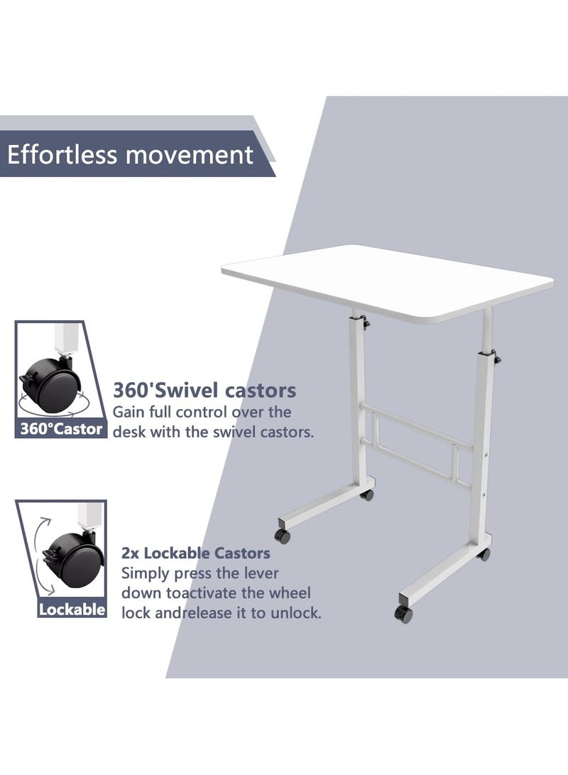 DubaiGallery Simple mobile lift notebook desktop computer table lazy bed bedside table dormitory study desk.  - Image 4
