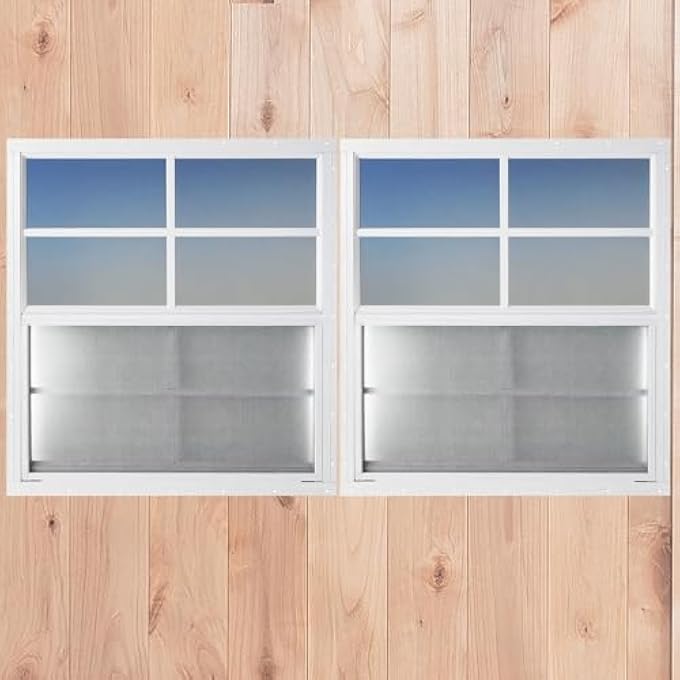 21" X 27" Shed Windows 2 Pack,Small Windows With Tempered Glass - Flush Mount | Ultimate Choice For Chicken Coop, Greenhouse, Garage, Playhouse - Image 1