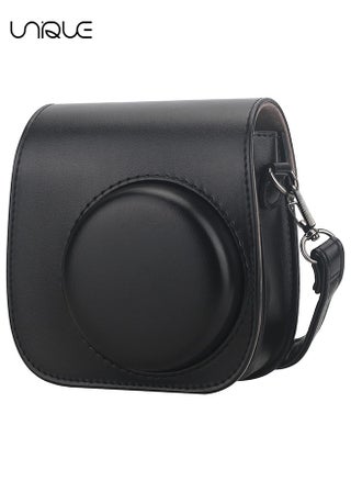 Camera Case Compatible with Instax Mini 12 - Protective Case PU Leather Bag with Pocket and Adjustable Shoulder Strap (Black) - pzsku/ZD542D833EF6669D25A99Z/45/1747189760/086b7236-c351-4a97-9c8d-09fe465d8393