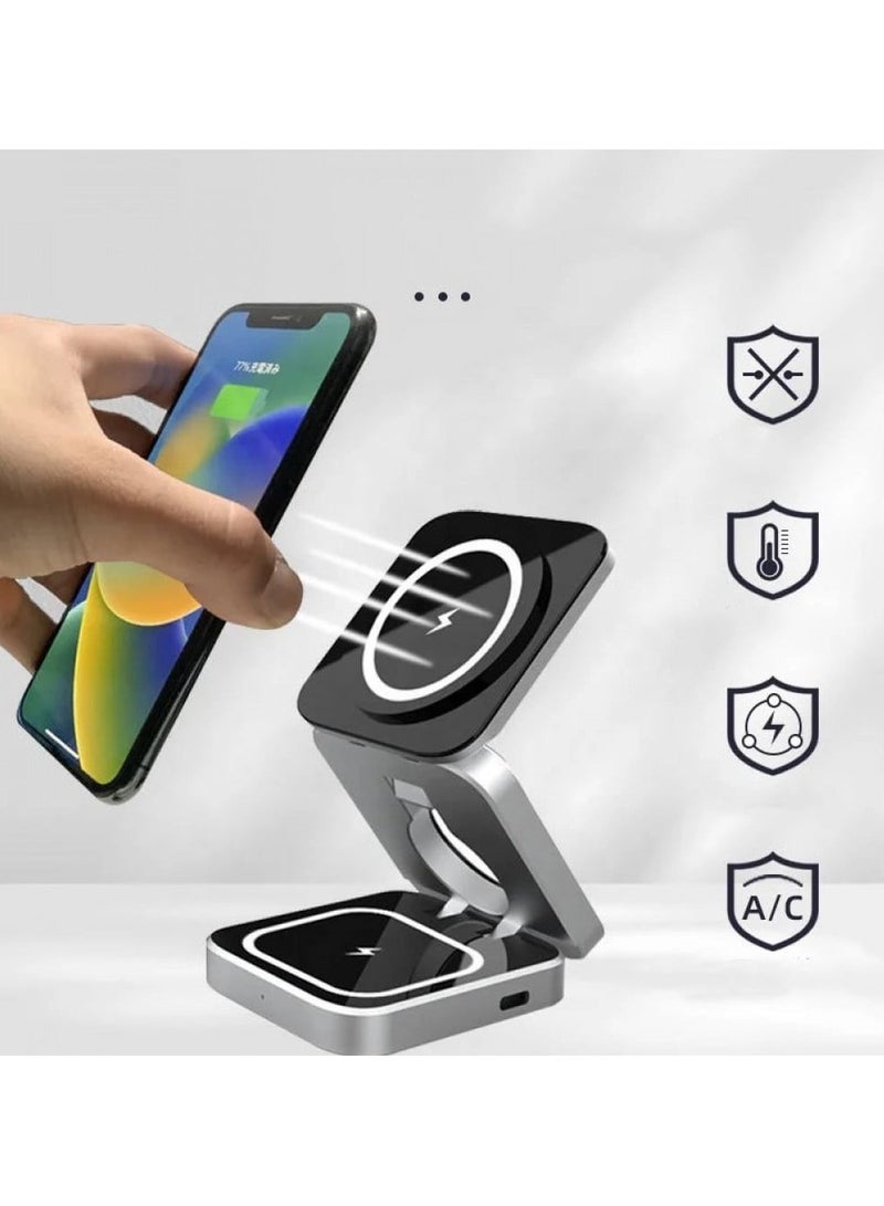 Denx DENX DX1251 Wireless Magnetic Fast Charging Stand – Premium Quality, Efficient & Stylish - Image 3