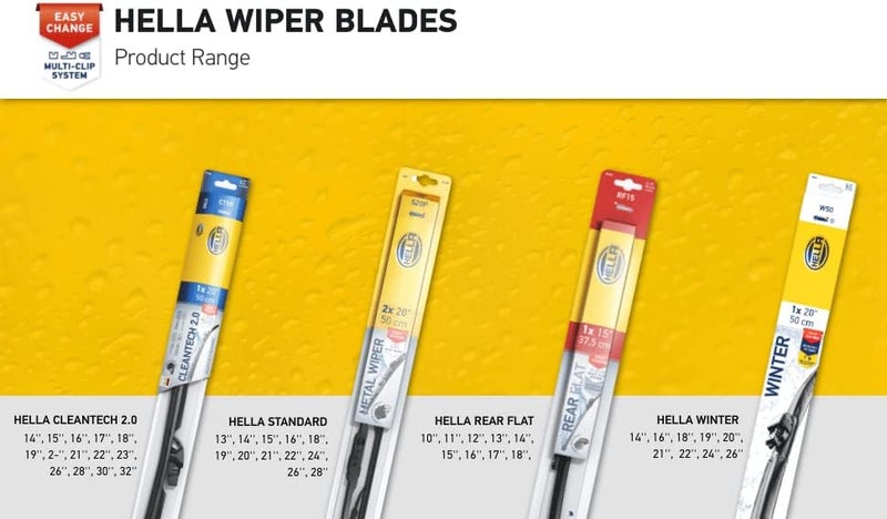 HELLA شفرة مساحات هلا 358054301 30 بوصة كلينتيك - Image 5