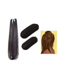 ماهل Maahal™ 42 بوصة شعر أسود Choti/Parandi مع مشابك كعكة شعر مجانية للنساء  - Image 1
