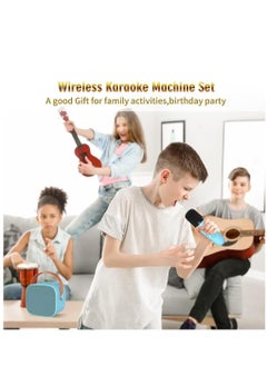 Y&D Mini Karaoke MachineFunny Toys Birthday Gifts for KidsAdults Machine with Wireless Microphone Portable Handheld Bluetooth  - Image 5