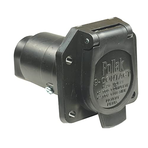 Pollak 12907p 9Way Rv Connector Socket Pkgd - Image 1