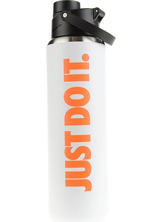 Nike Ss Recharge Chug Bottle 24 Oz Kids White Water Bottle N.100.7629.120.24 