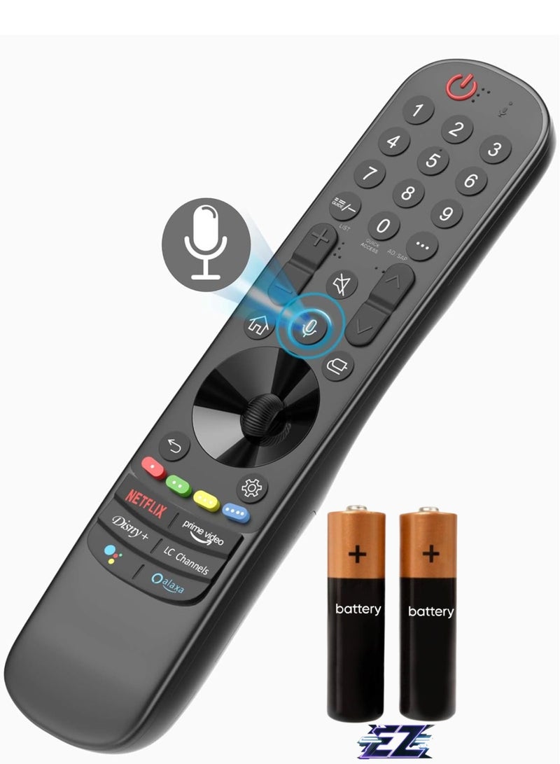 ELTRAZONE Replacement LG Magic Remote Control with Voice Control and Pointer. Compatible with LG TV Models Made in 2022 to 2016. LG MR22GN GA/21/19/18 MR650 AKB75855501 Remote. With 1 Year Warranty with battery - Image 1