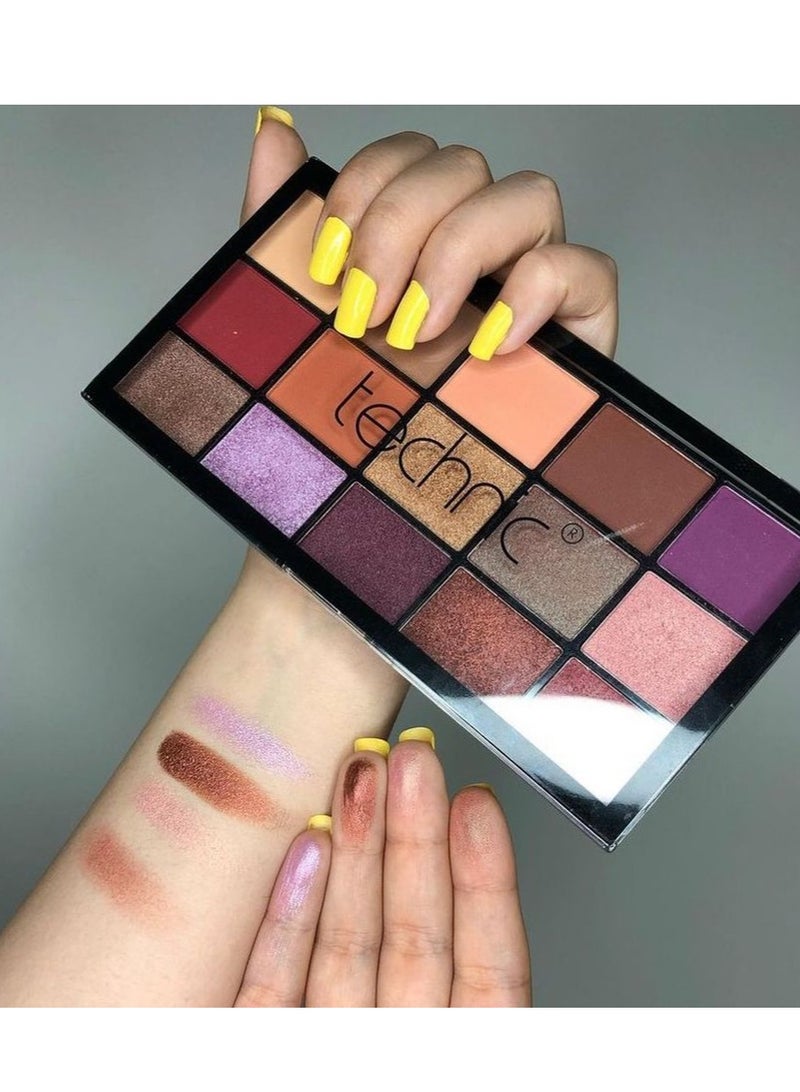 تكنيك X 15 لوحة ظلال العيون زبدة الفول السوداني والجيلي - Image 2